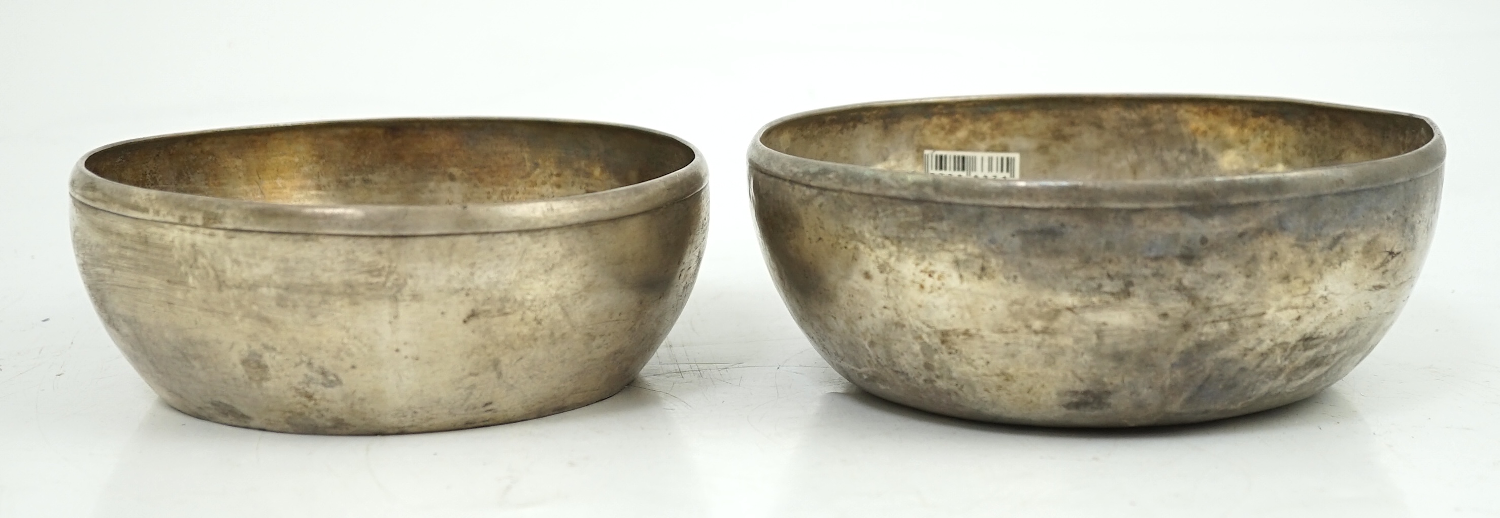 Two silver bowls, Roman or Gandhara, c. late 1st century BC - early 1st century A.D